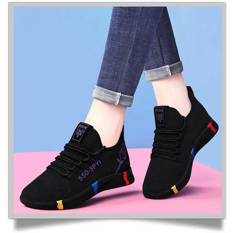 Baskets Femme – Légères, Respirantes & Confortables