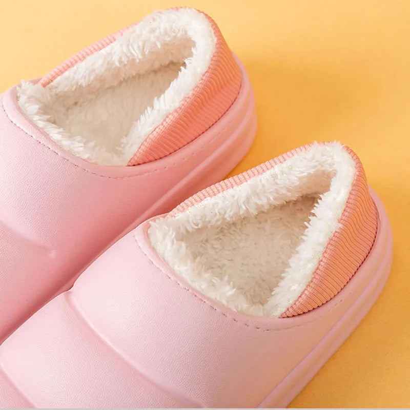 Chaussures en Fourrure Épaisse, Orthopaedic etConfortable pour femmes