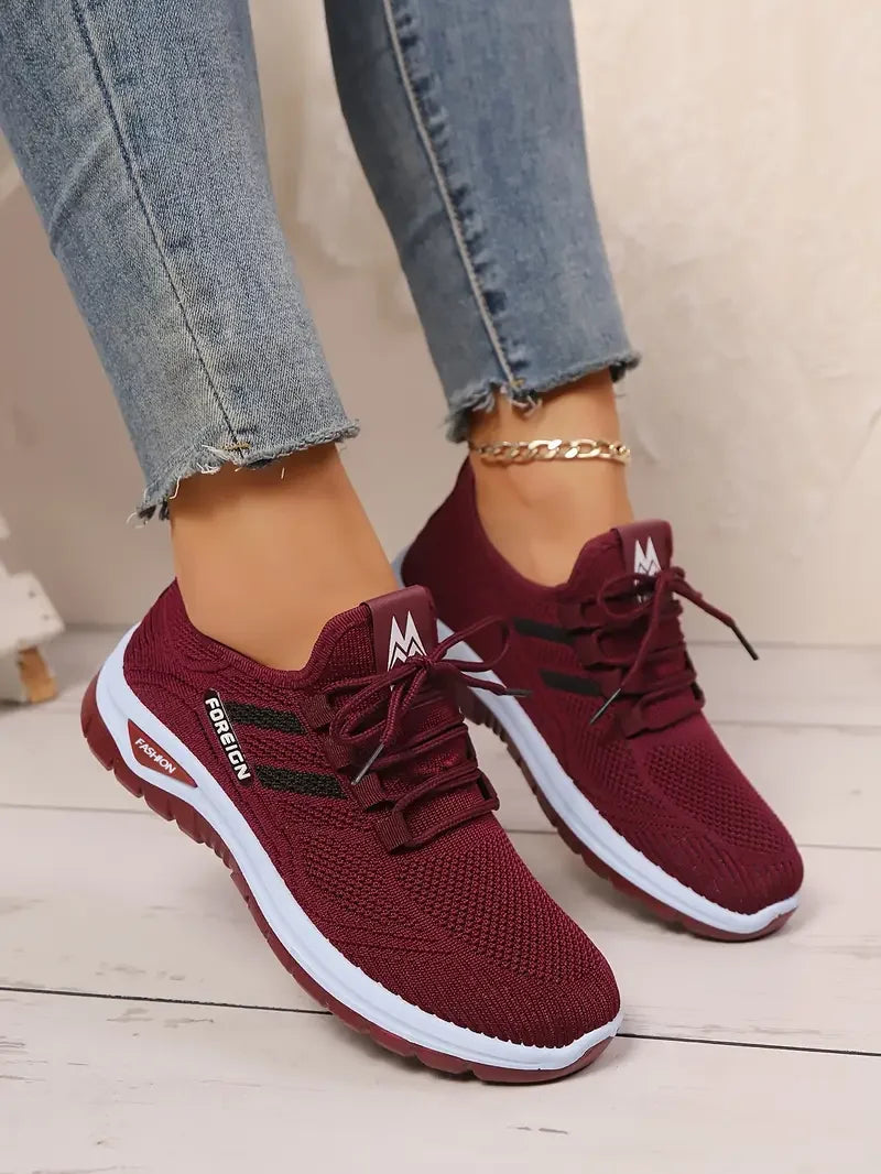 Baskets Femme Respirantes à Plateforme – Confort Léger & Style d’Été