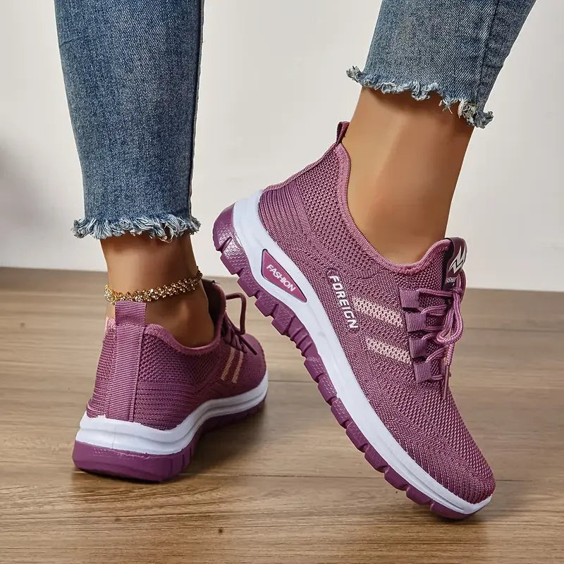 Baskets Femme Respirantes à Plateforme – Confort Léger & Style d’Été