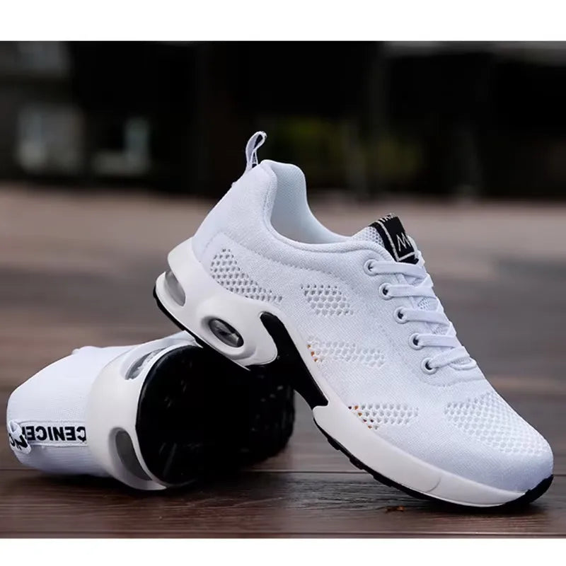 Baskets Femme à Semelle Épaisse – Respirantes, Confort & Style