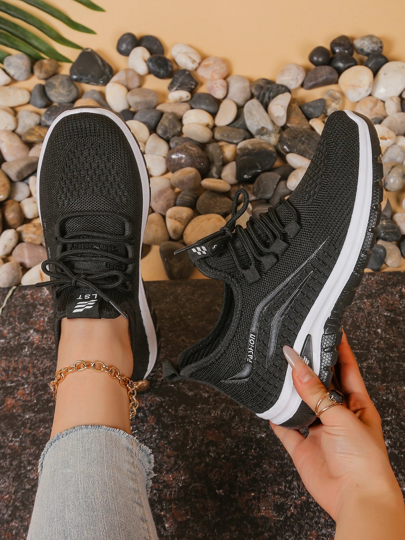 Baskets Femme Respirantes – Semelle Souple & Antidérapante