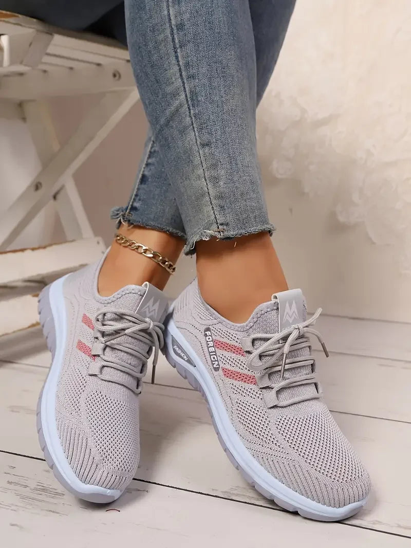 Baskets Femme Respirantes à Plateforme – Confort Léger & Style d’Été