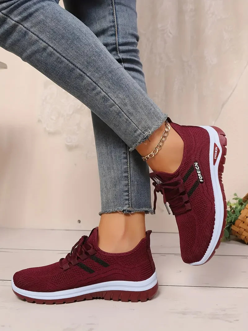 Baskets Femme Respirantes à Plateforme – Confort Léger & Style d’Été